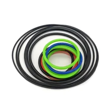 কাস্টম সিলিকন সবুজ কাস্টম ও রিং 500 PSI টান শক্তি সঙ্গে
