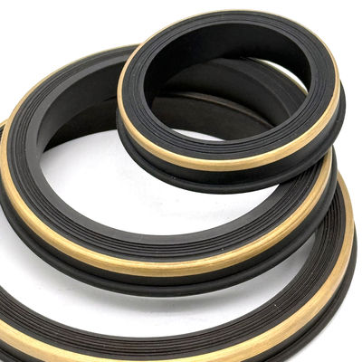 নাইট্রিল (এনবিআর) হ্যামার ইউনিয়ন সিল ব্রাস ব্যাক-আপ রিং সহ 10,000 পিএসআই থেকে 15,000 পিএসআই উচ্চ চাপ অ্যাপ্লিকেশনগুলির জন্য