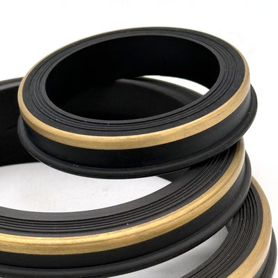 নাইট্রিল (এনবিআর) হ্যামার ইউনিয়ন সিল ব্রাস ব্যাক-আপ রিং সহ 10,000 পিএসআই থেকে 15,000 পিএসআই উচ্চ চাপ অ্যাপ্লিকেশনগুলির জন্য