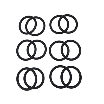 উচ্চ-কার্যকারিতা অ্যান্টি-ক্ষয় উচ্চ শক্তি সম্পন্ন রাসায়নিক-প্রতিরোধী FKM FFKM HNBR রাবার ও-রিং অ্যাসিড গ্যাসের জন্য