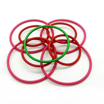 কাস্টমাইজড সাইজ পিটিএফই এনবিআর এফকেএম ইপিডিএম বিভিন্ন অ্যাপ্লিকেশনগুলির জন্য কাস্টমাইজড রঙ সহ রাবার ও-রিং সিল