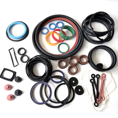 OEM/ODM অ্যাপ্লিকেশনের জন্য NBR EPDM FKM HNBR-এ 50-90 শোর এ হার্ডনেস সহ কাস্টম ইলাস্টোমার সিলিং যন্ত্রাংশ