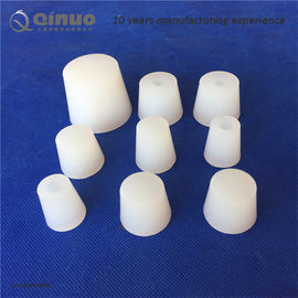 খাদ্য গ্রেড ল্যাব সিলিকন রাবার Bung Stopper ছোট রাবার প্লাগ হোয়াইট রঙ