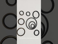 হ্যামার ইউনিয়ন সীল / রাবার ইউনিয়ন সীল রিং 6000-15000 PSI চাপ প্রতিরোধের সঙ্গে